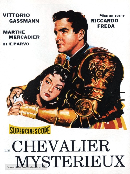 Il cavaliere misterioso - French Movie Poster