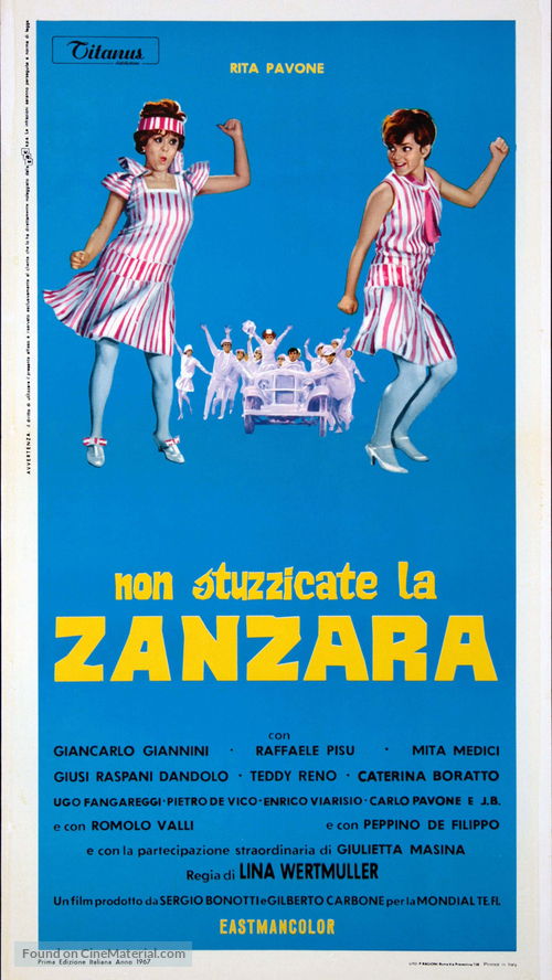 Non stuzzicate la zanzara - Italian Movie Poster