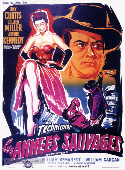 The Rawhide Years - French Movie Poster