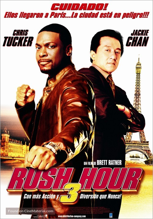 Rush Hour 3 - Spanish Movie Poster