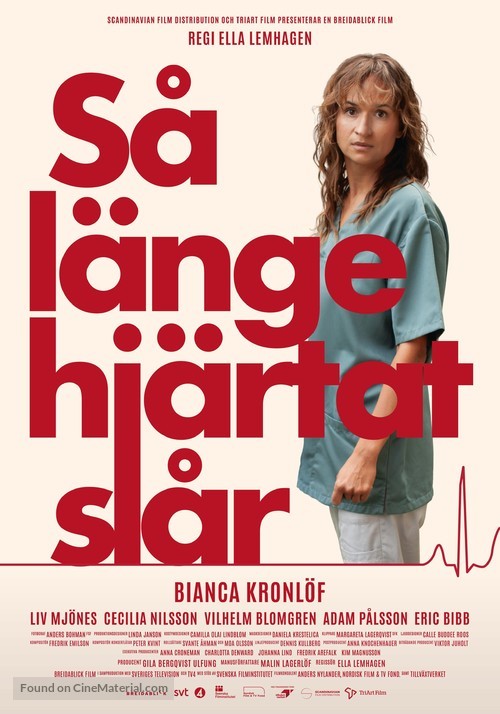 S&aring; l&auml;nge hj&auml;rtat sl&aring;r - Swedish Movie Poster