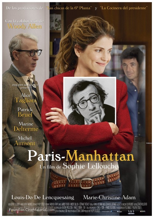 Paris Manhattan - Spanish Movie Poster