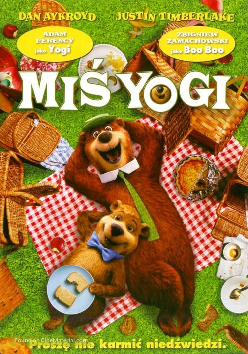 Yogi Bear - Polish DVD movie cover