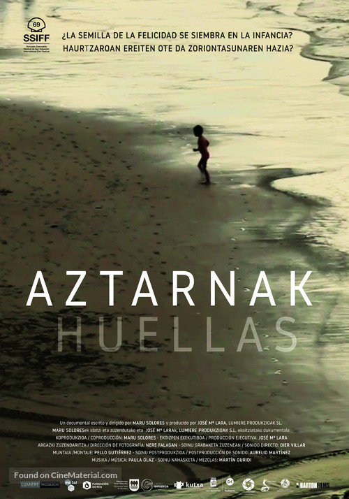 Aztarnak - Huellas - Spanish Movie Poster