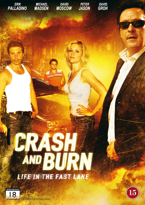 Crash and Burn - Danish DVD movie cover