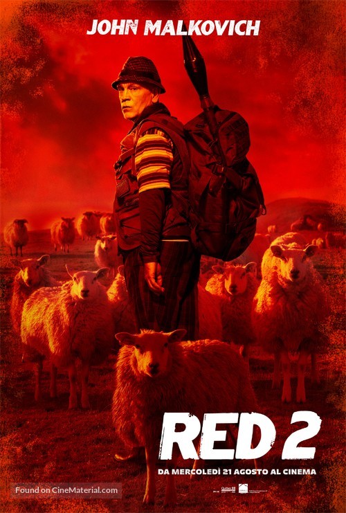 RED 2 - Italian Movie Poster