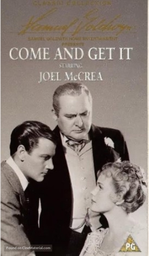 Come and Get It - British VHS movie cover