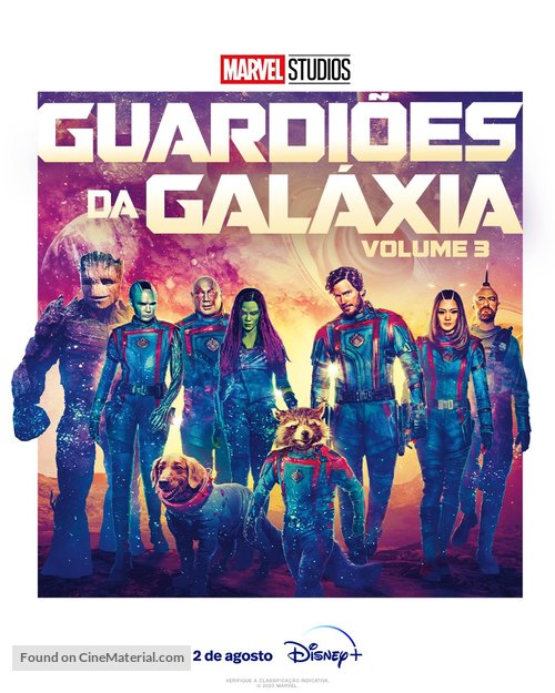 Guardians of the Galaxy Vol. 3 - Brazilian Movie Poster