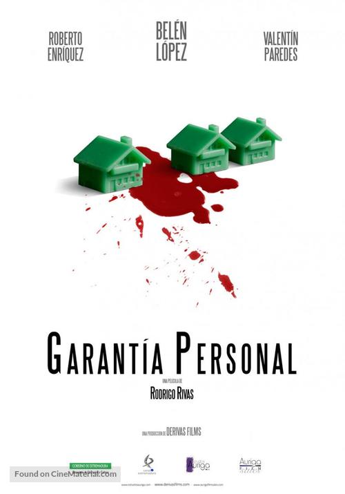 Garant&iacute;a personal - Spanish Movie Poster