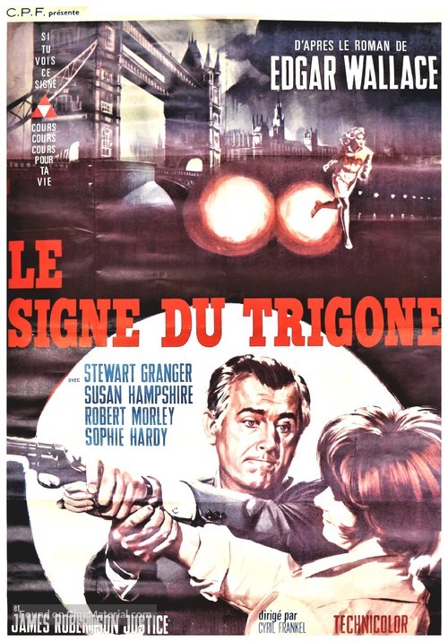 The Trygon Factor - French Movie Poster