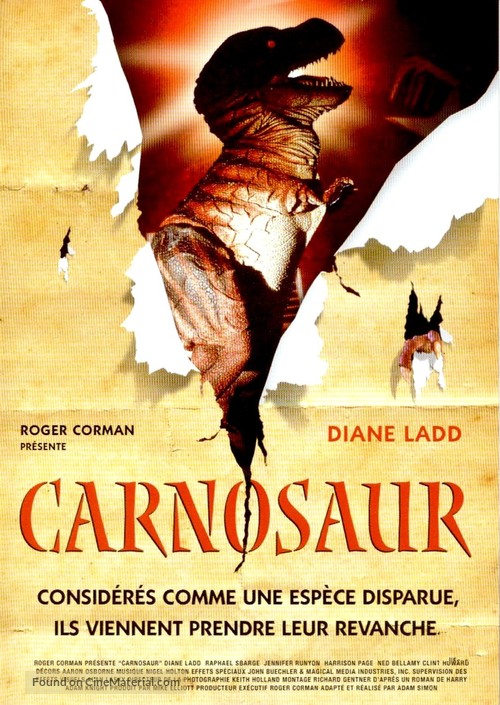 Carnosaur - French DVD movie cover
