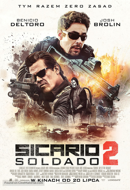 Sicario: Day of the Soldado - Polish Movie Poster