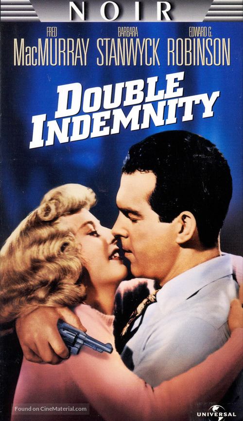 Double Indemnity - VHS movie cover