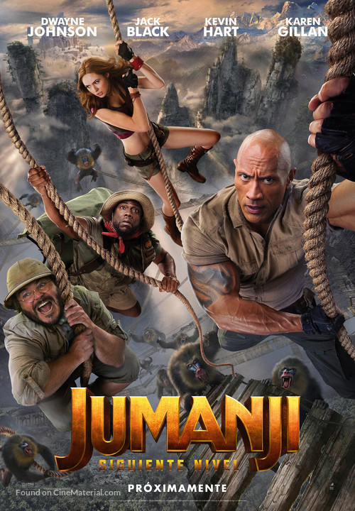 Jumanji: The Next Level - Spanish Movie Poster