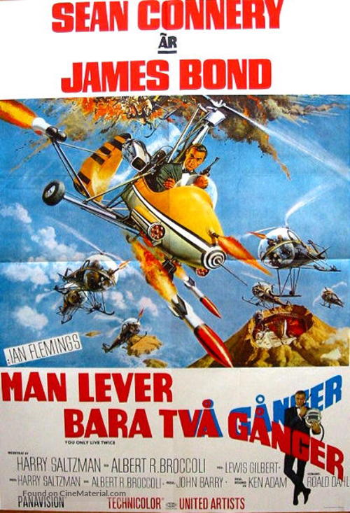 You Only Live Twice - Swedish Movie Poster