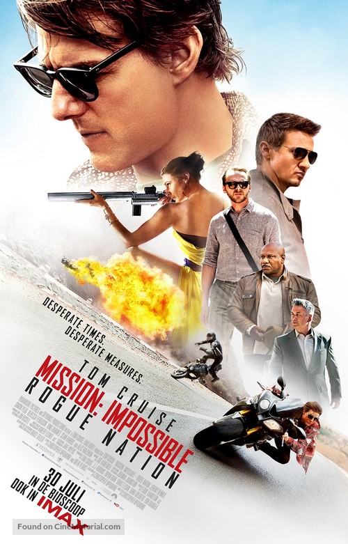 Mission: Impossible - Rogue Nation - Dutch Movie Poster
