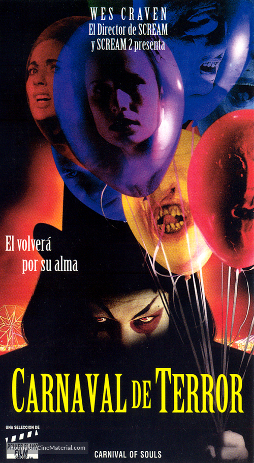 Carnival of Souls - Argentinian VHS movie cover