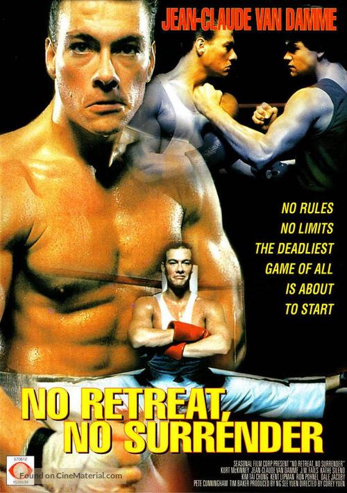 No Retreat, No Surrender - Norwegian DVD movie cover