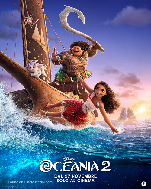 Moana 2 - Italian Movie Poster