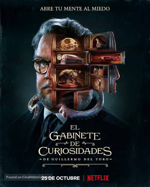 &quot;Guillermo del Toro&#039;s Cabinet of Curiosities&quot; - Spanish Movie Poster