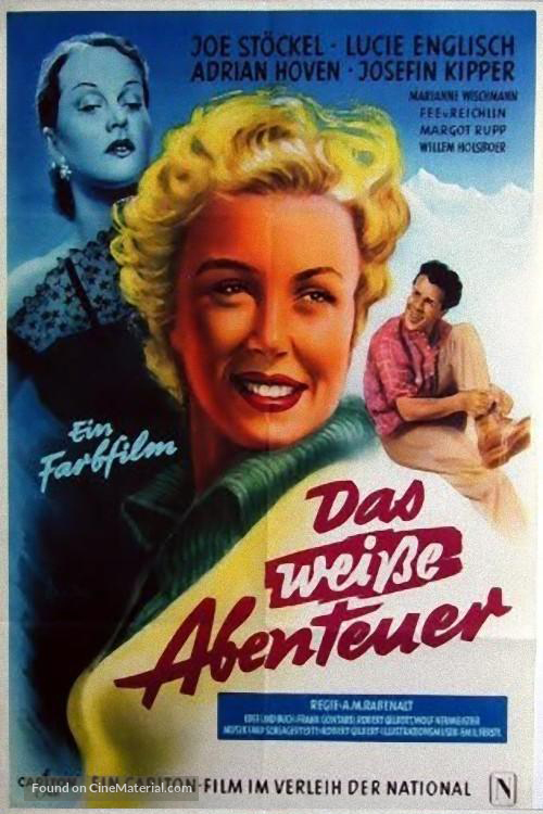 Das wei&szlig;e Abenteuer - German Movie Poster