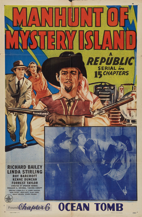 Manhunt of Mystery Island - Movie Poster