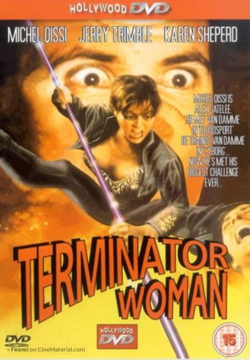 Terminator Woman - British DVD movie cover