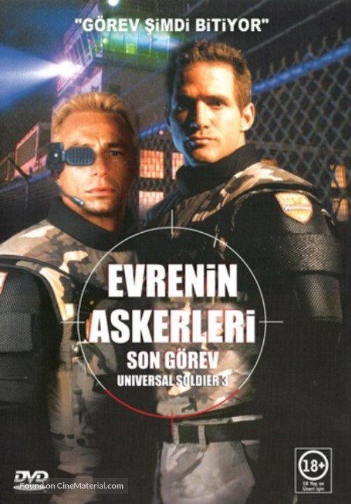 Universal Soldier III: Unfinished Business - Turkish Movie Cover