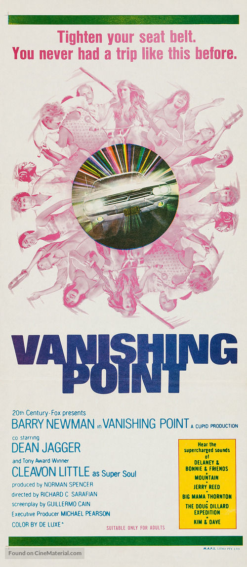 Vanishing Point - Australian Movie Poster