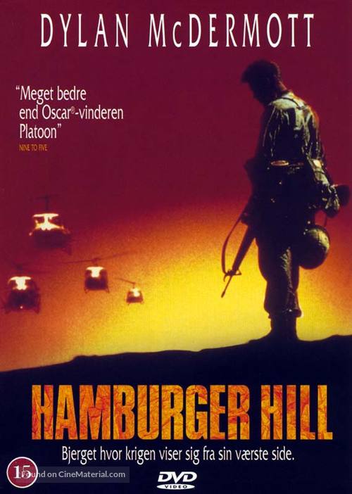 Hamburger Hill - Danish DVD movie cover