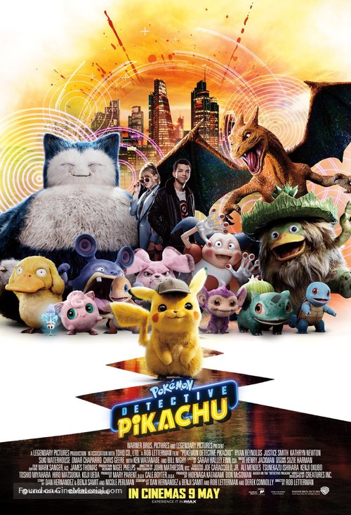 Pok&eacute;mon: Detective Pikachu - Singaporean Movie Poster