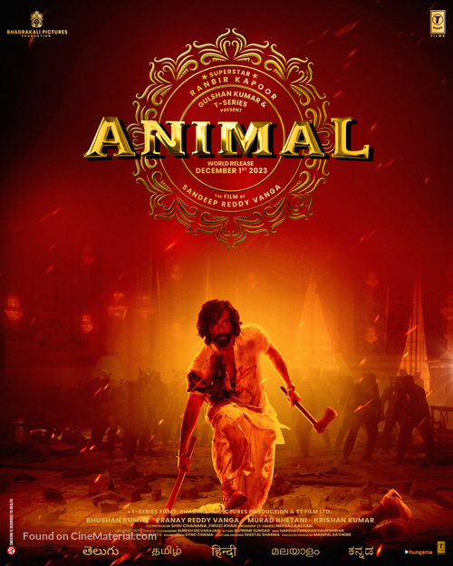 Animal - Indian Movie Poster