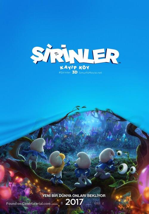 Smurfs: The Lost Village - Turkish Movie Poster