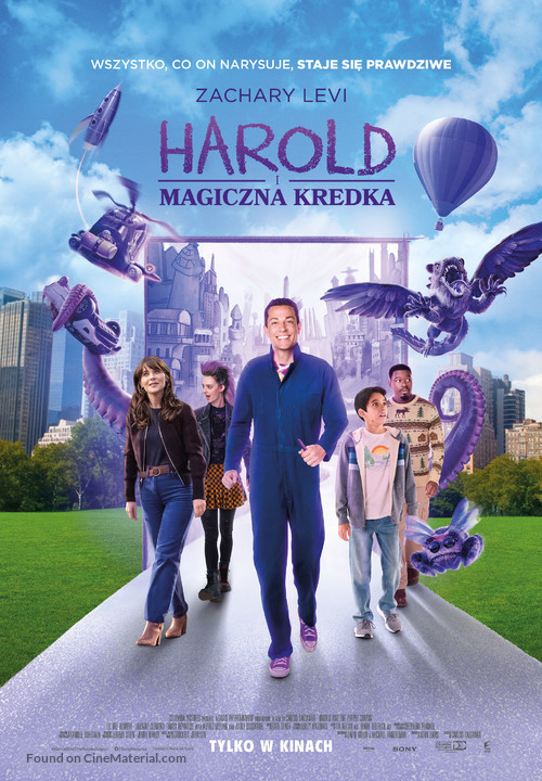 Harold and the Purple Crayon - Polish Movie Poster