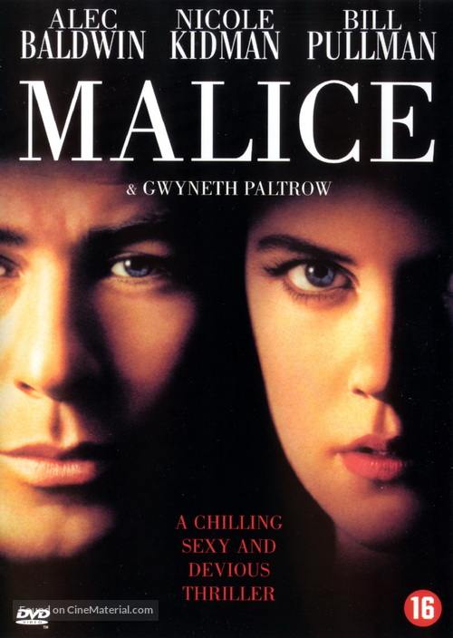 Malice - Dutch DVD movie cover