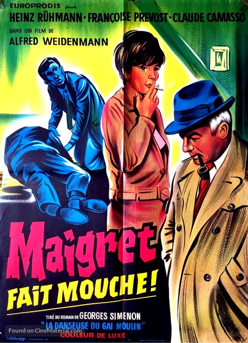 Maigret und sein gr&ouml;&szlig;ter Fall - French Movie Poster
