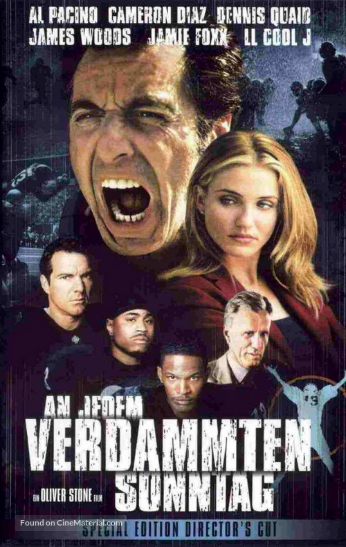 Any Given Sunday - German VHS movie cover