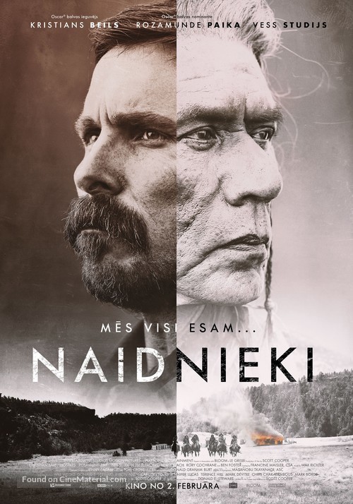 Hostiles - Latvian Movie Poster