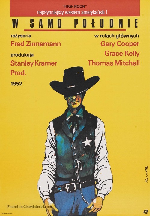 High Noon - Polish Movie Poster