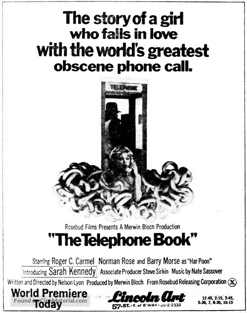 The Telephone Book - Movie Poster