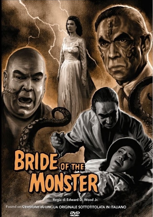 Bride of the Monster - Italian DVD movie cover