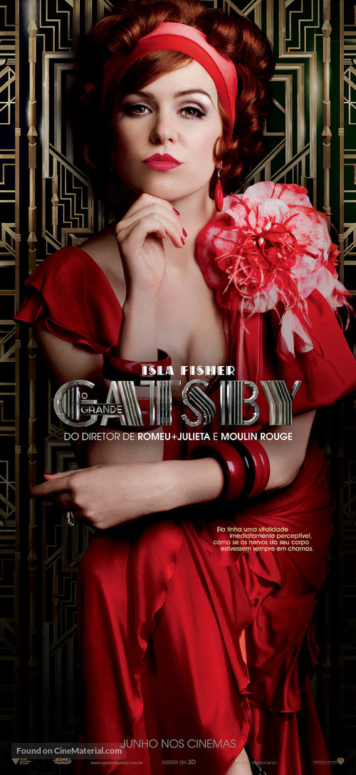 The Great Gatsby - Brazilian Movie Poster