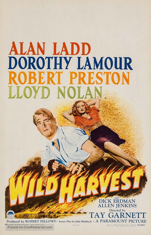 Wild Harvest - Movie Poster