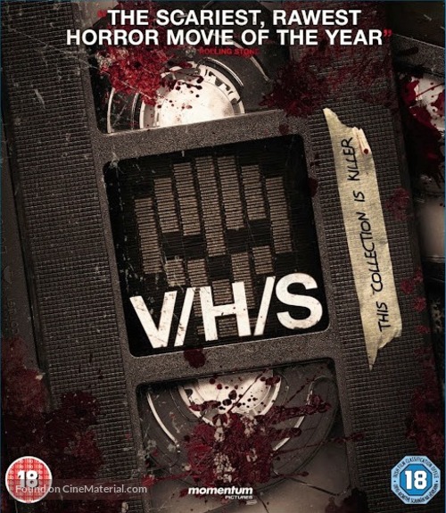 V/H/S - British Blu-Ray movie cover