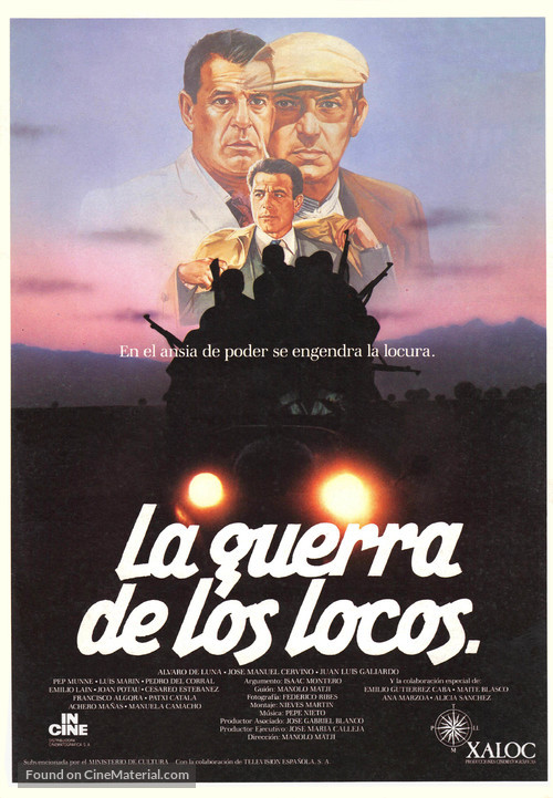 La guerra de los locos - Spanish Movie Poster