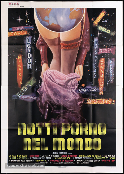 Le notti porno nel mondo - Italian Movie Poster