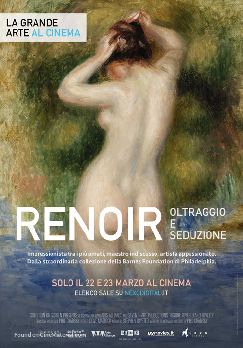 Renoir: Revered and Reviled - Italian Movie Poster