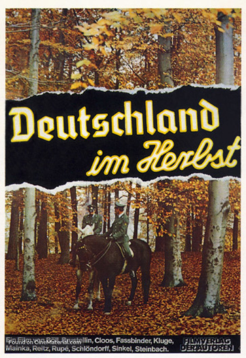 Deutschland im Herbst - German Movie Poster