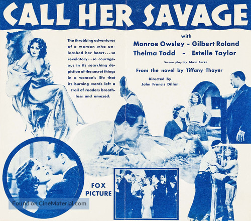 Call Her Savage - poster
