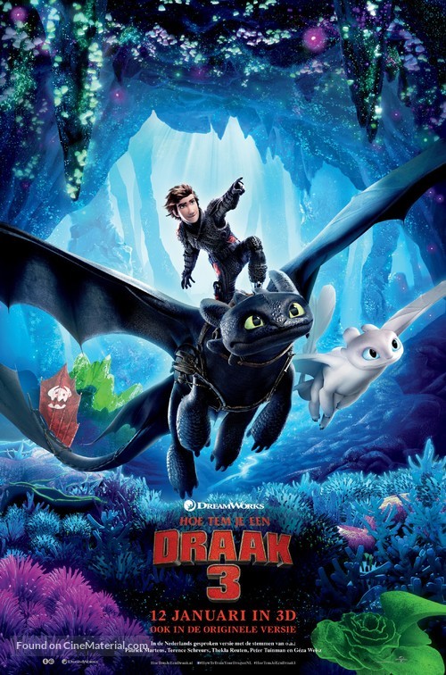 How to Train Your Dragon: The Hidden World - Dutch Movie Poster